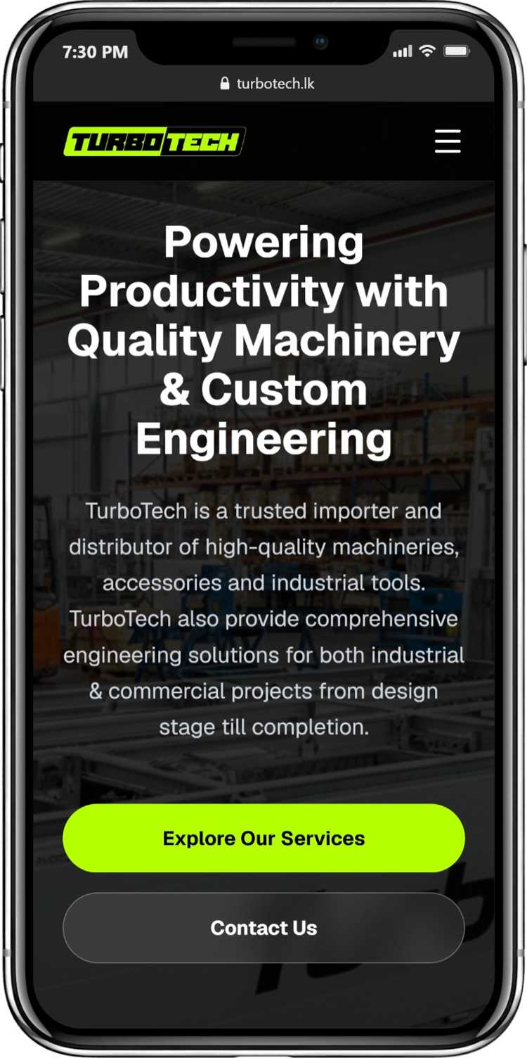 Turbotech Engineering (Pvt) Ltd mobile preview